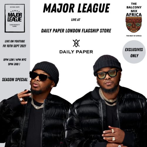 Major League  – Amapiano Balcony Mix Africa (Live in London) S3 EP 8