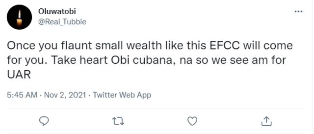 Obi Cubana: EFCC arrest Obinna Iyiegbu